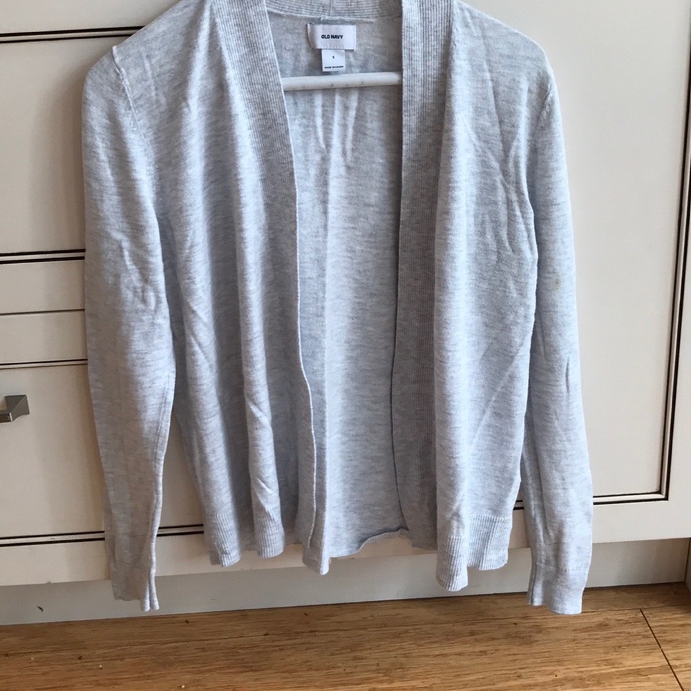Old Navy Sweater Wrap White/Gray